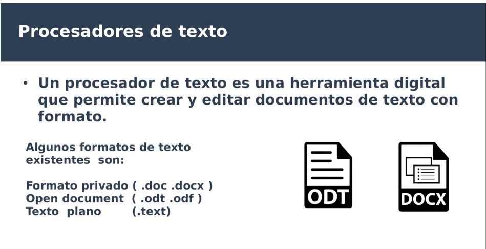 procesadores de texto linux